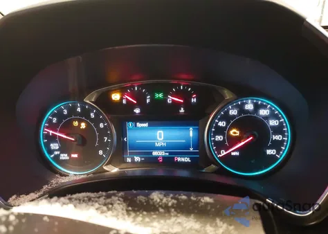 2022 Chevrolet Equinox Fwd Lt из США, поврежденный, VIN 3GNAXKEV2NS178306